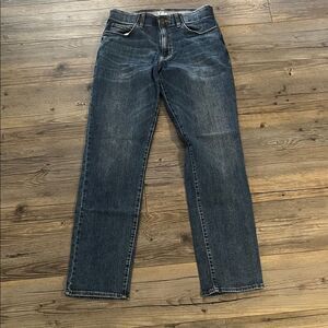 Lee Dark Blue Straight Leg Jeans